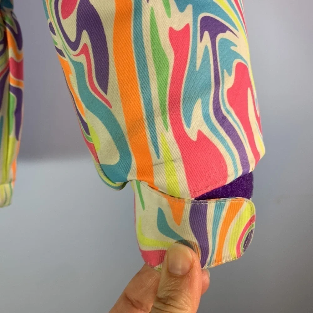 Boulder gear size 4 girls sorbet swirl marble neon ski snow coat hailey hazel